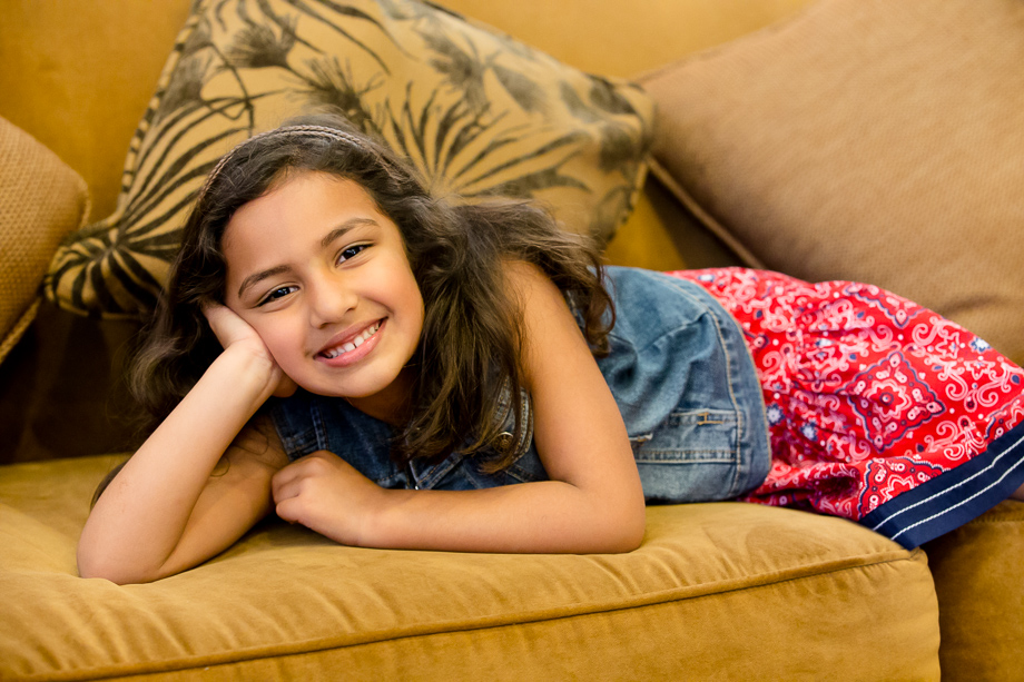 The pretty birthday girl