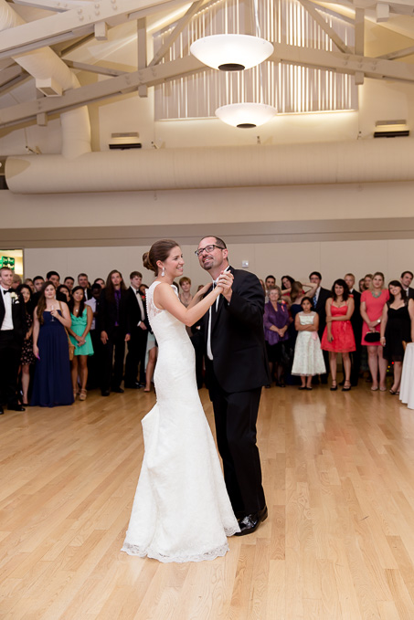 Bride dancing with her father