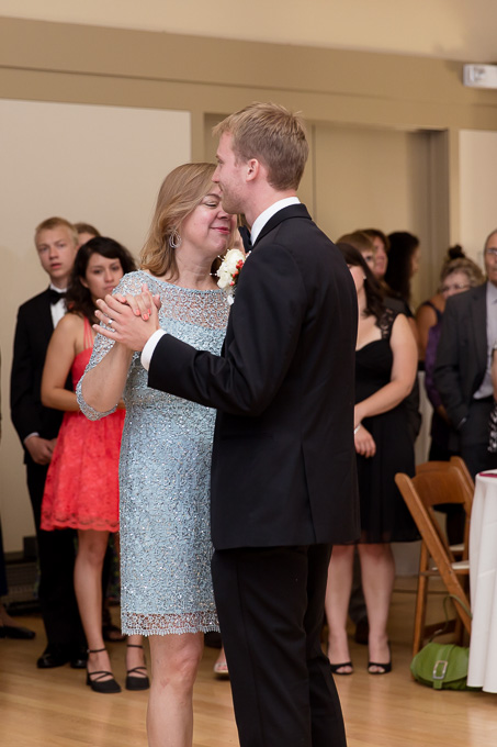 Groom dancing with his mother