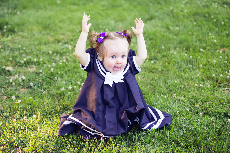 Baby looking derpy at Cuesta Park in Mountain View