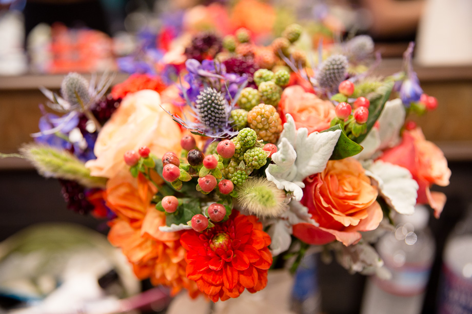 Tropical color bouquet