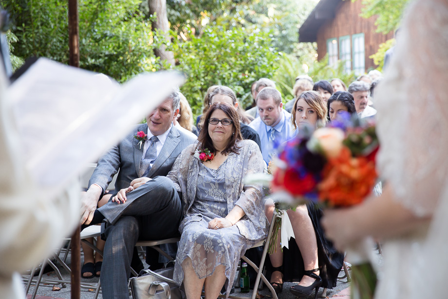 Parents of the groom during the wedding ceremony - simply priceless!