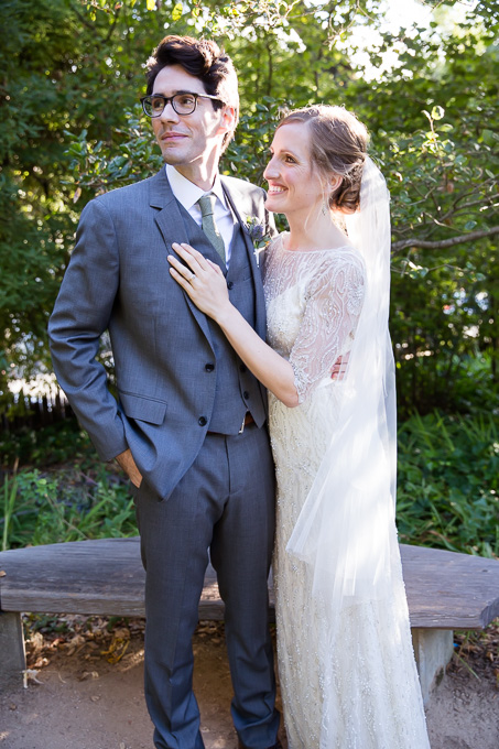 Couple portrait at the Outdoor Art Club