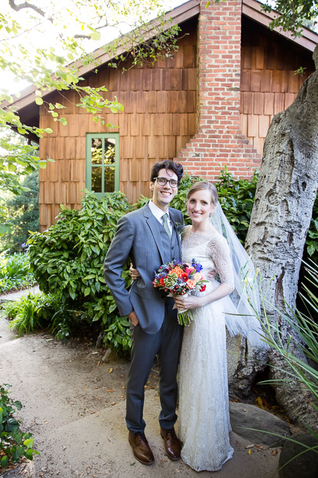 Wedding portrait at the Outdoor Art Club