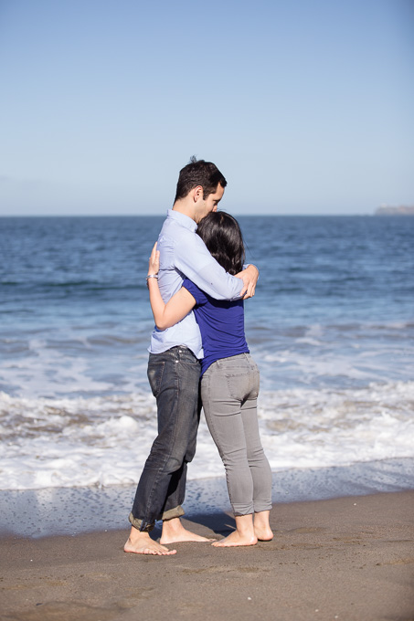 Sharing the happiness after she said yes!
