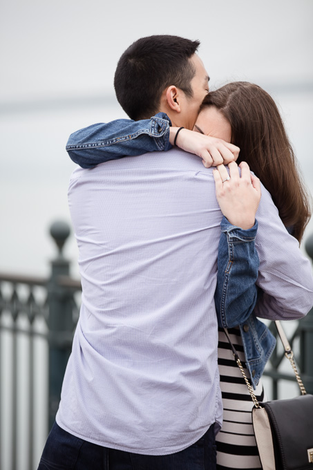 Engaged at Pier 7, San Francisco