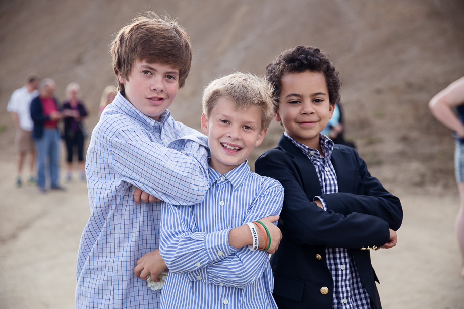poirtrait of some kids at a wedding ceremony in HMB