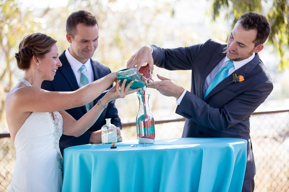 Unity sand ceremony at Randall Museum