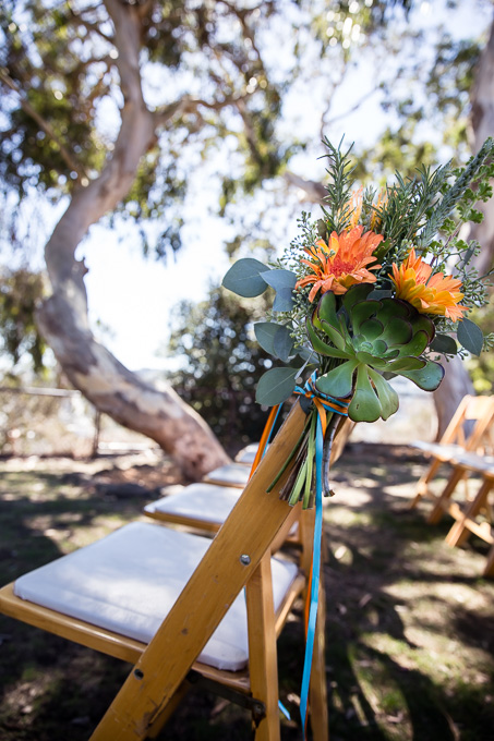 Beautiful succulent aisle decor