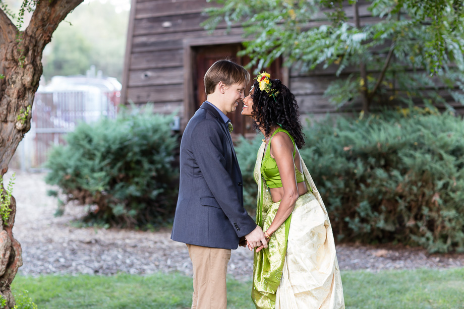 Couple portrait at the New Alamaden Quicksilver Mining Museum