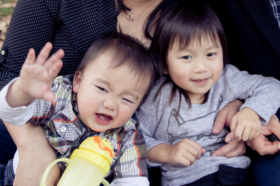 Baby says get away from me!