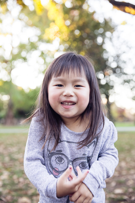 Kaitlyn loves smiling in front of the camera