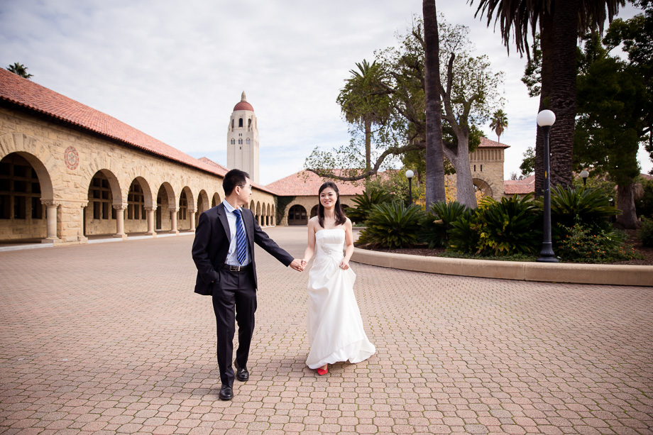 Stanford Univerity Main Quad 湾区婚纱摄影 - 斯坦福校园