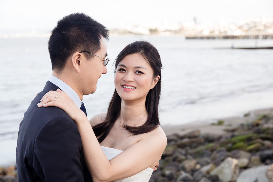 San Francisco skyline 湾区婚纱摄影 订婚写真