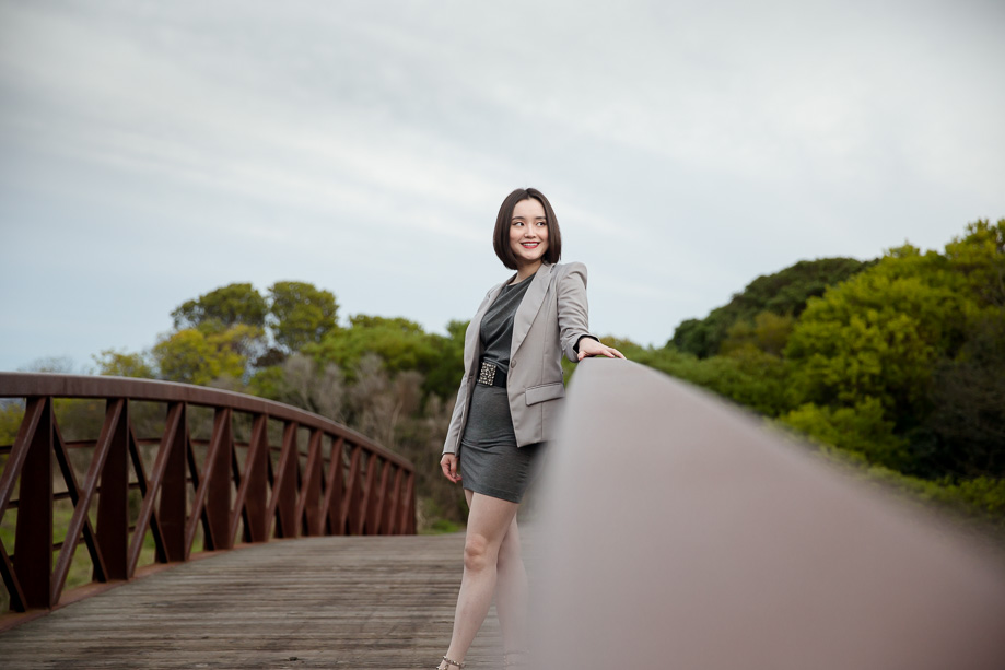 Portrait taken at a bridge near Shoreline park, Mountain View