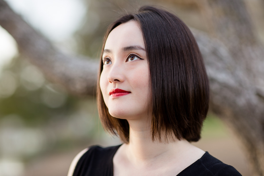 Beautiful natural light birthday portrait