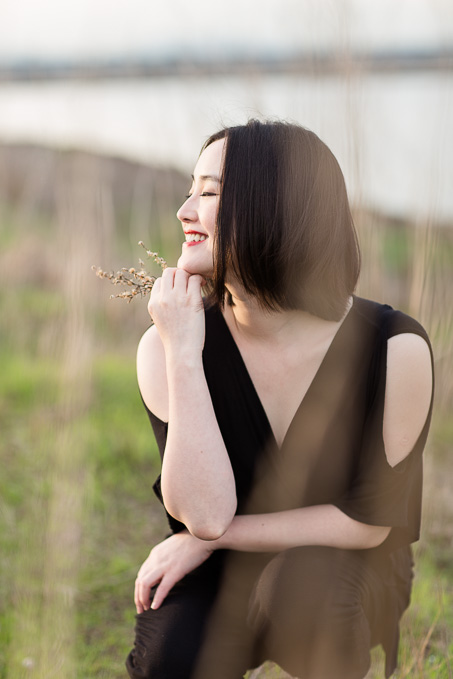 dreamy natural light portrait