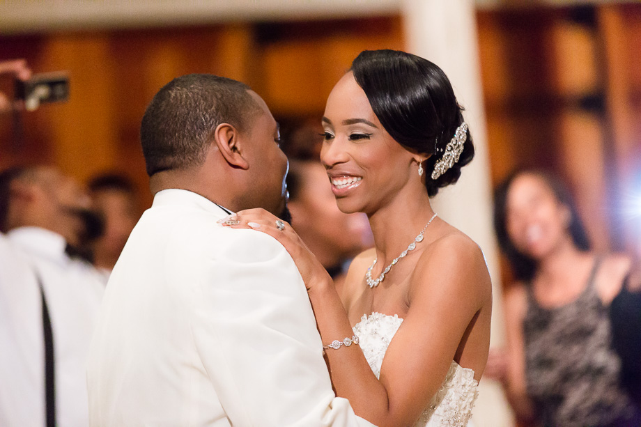 First dance surrounded by family and friends