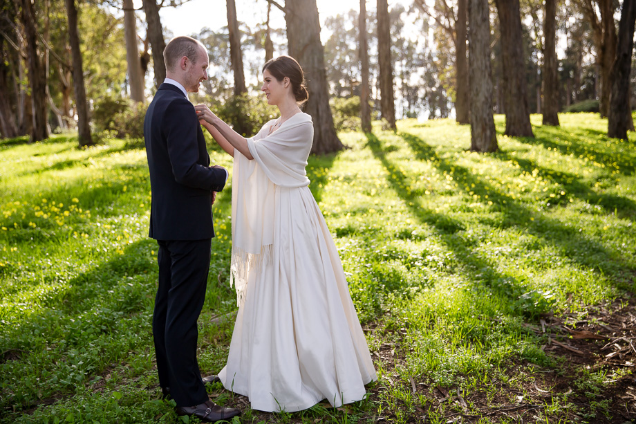 first look in the woods in San Mateo