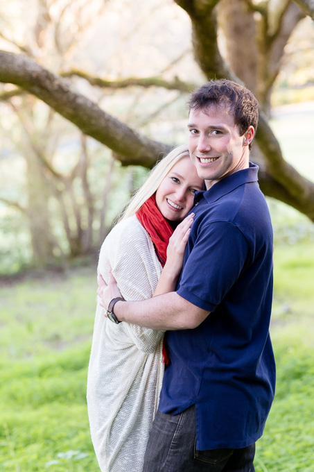 beautiful morning sunlight - engagement photo