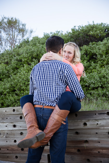 engagement picture of girl wearing boots