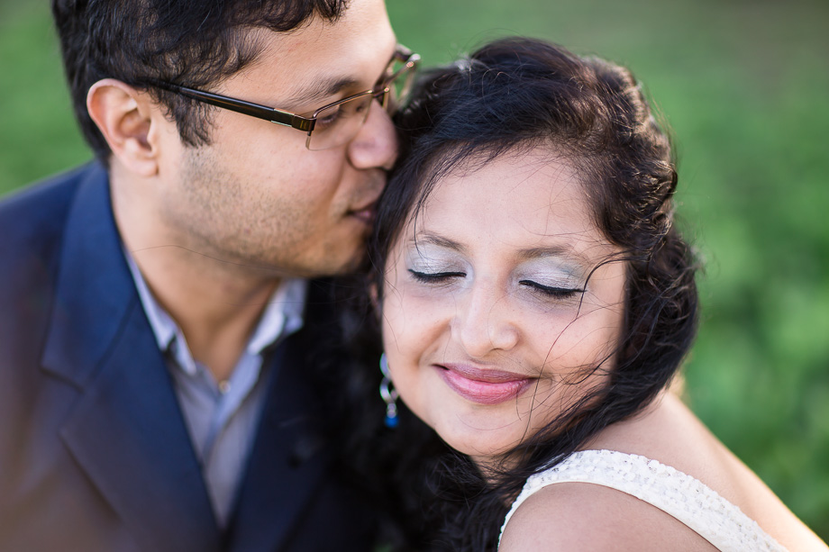 romantic mountain view save the date photo