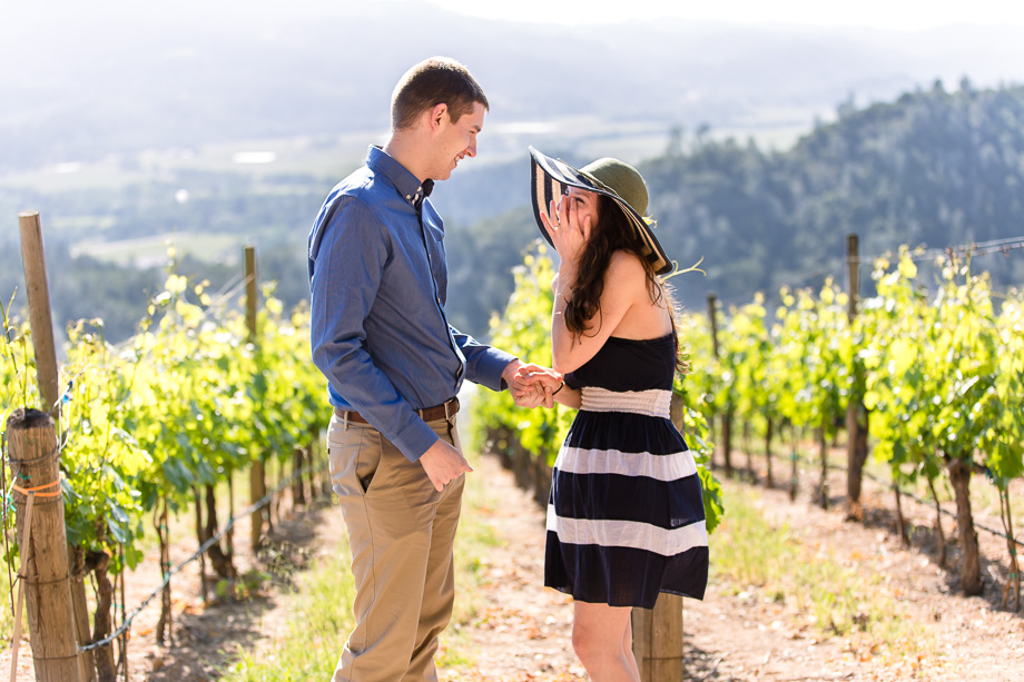 she is heavily in shock about the proposal