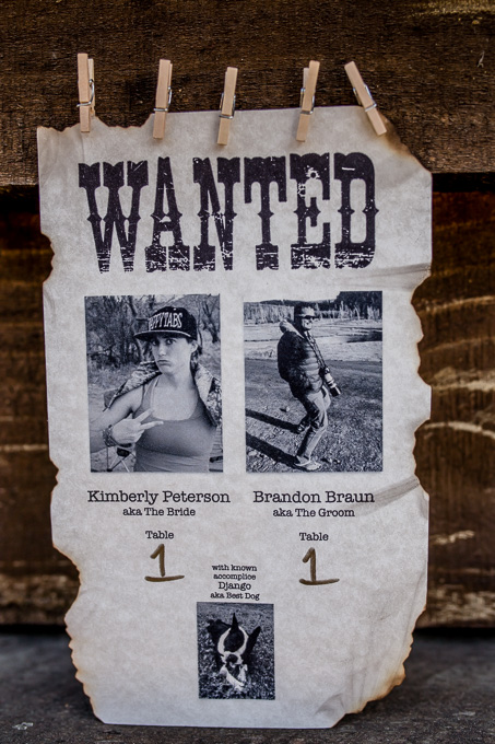 cute sweetheart table escort card