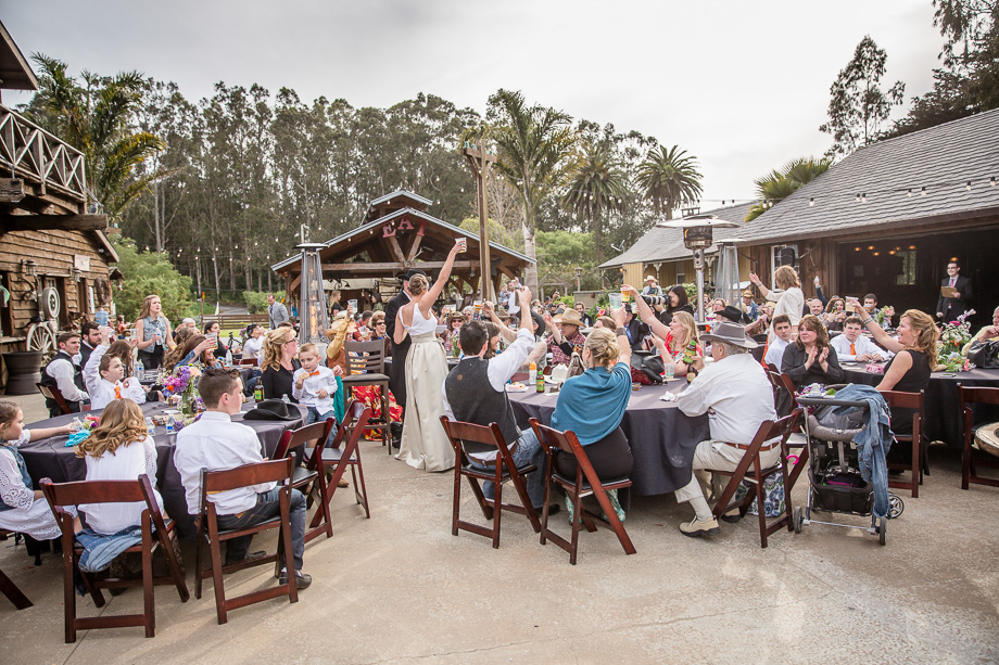 cheers to the newlyweds