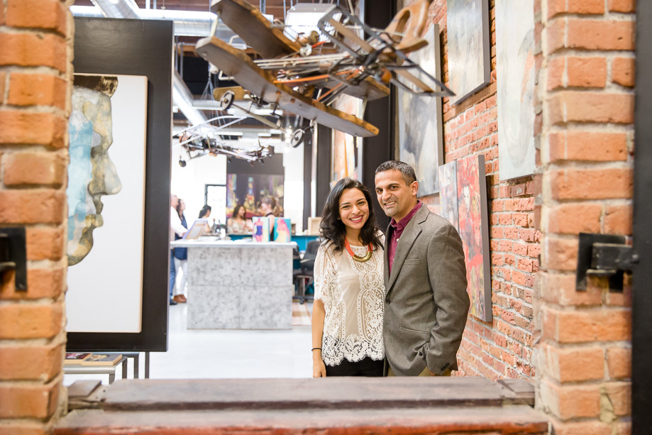 Christopher Hill Gallery event - surprise marriage proposal