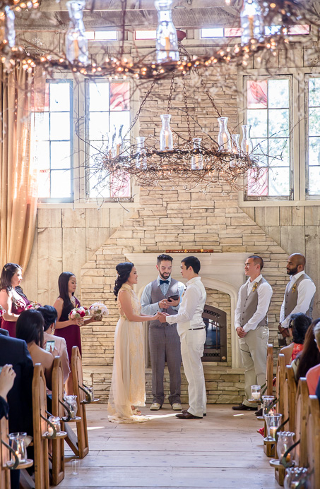 romantic chapel ceremony