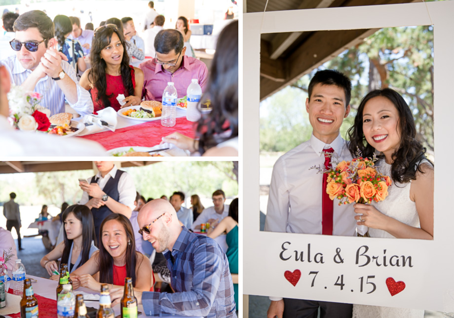 a cute DIY wedding photobooth