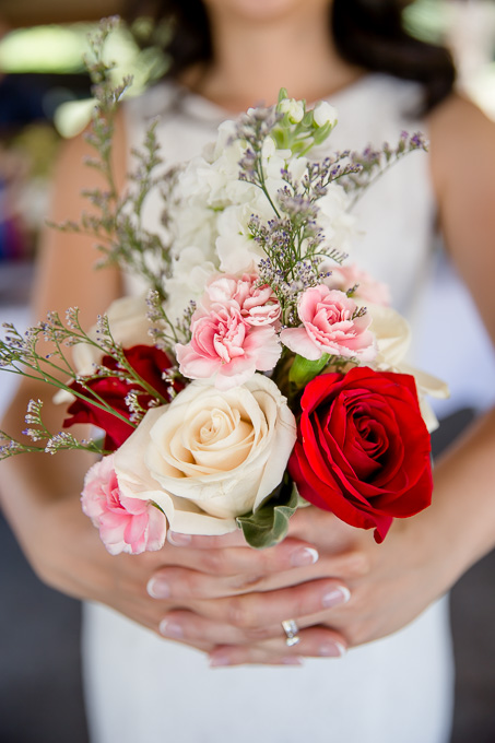 DIY reception centerpiece