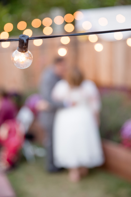 a quite moment between the bride and groom