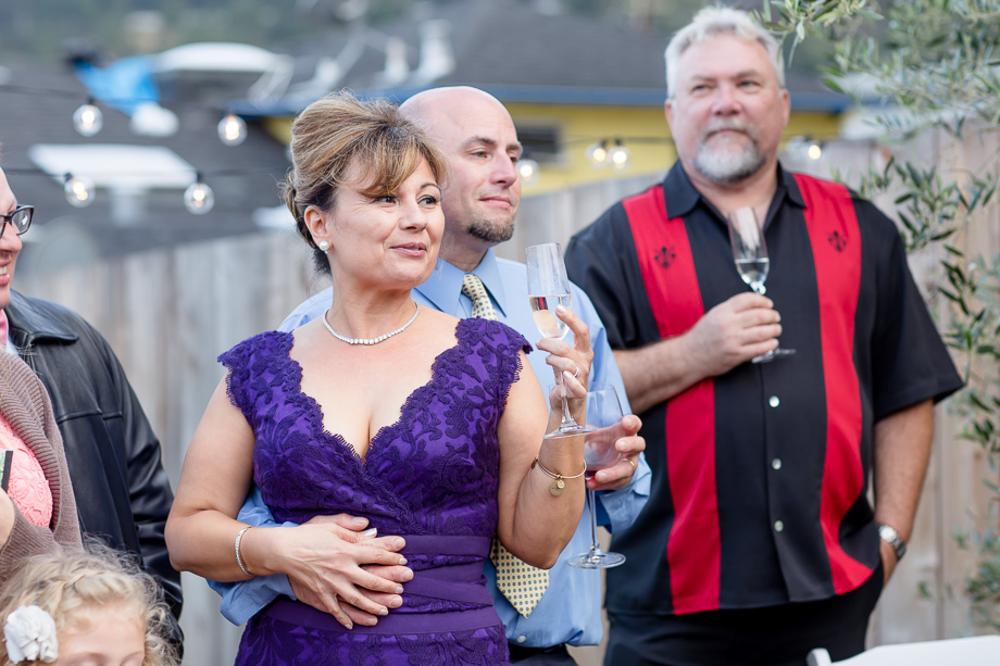 brides parents giving a touching speech
