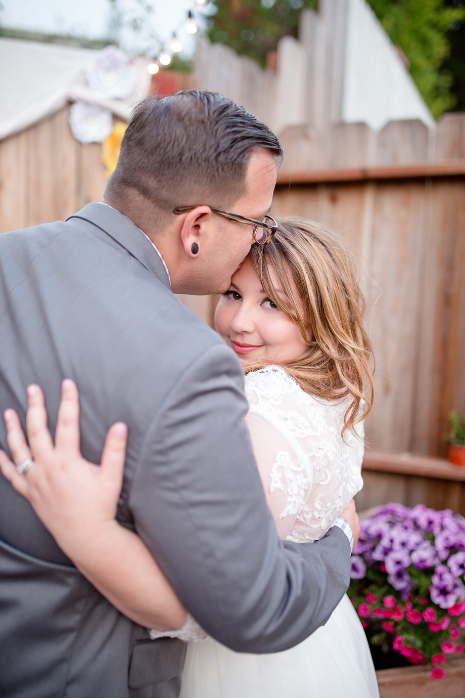 intimate backyard wedding in south san francisco