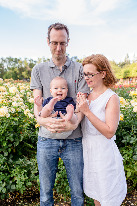 lovely family pic at the rose garden
