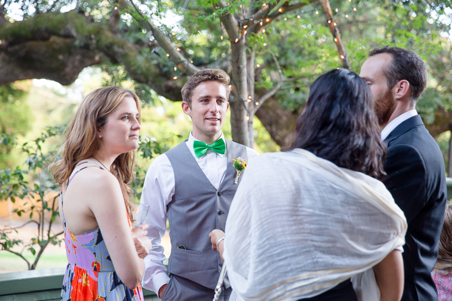 guests enjoying the cocktail hour