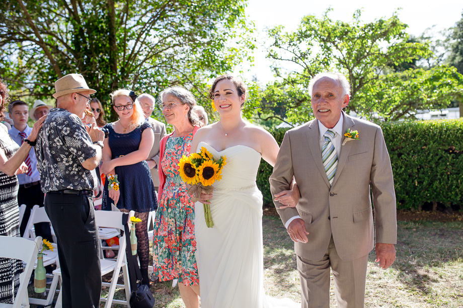 wedding ceremony at Falkirk Cultural Center