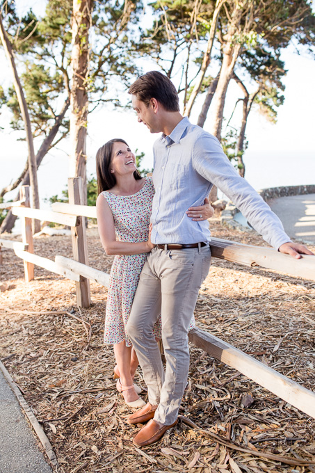 engagement photo by the water