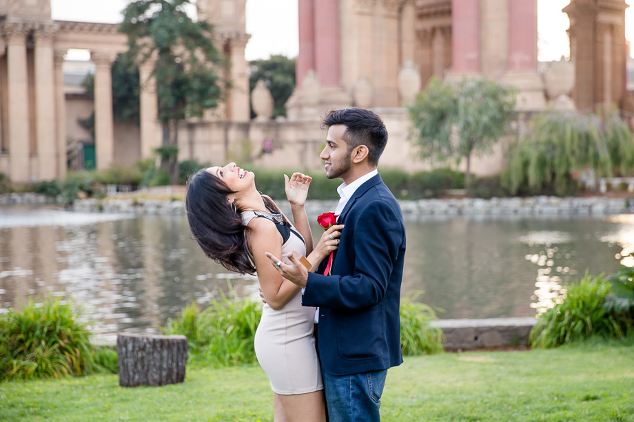 such a happy couple - they are engaged