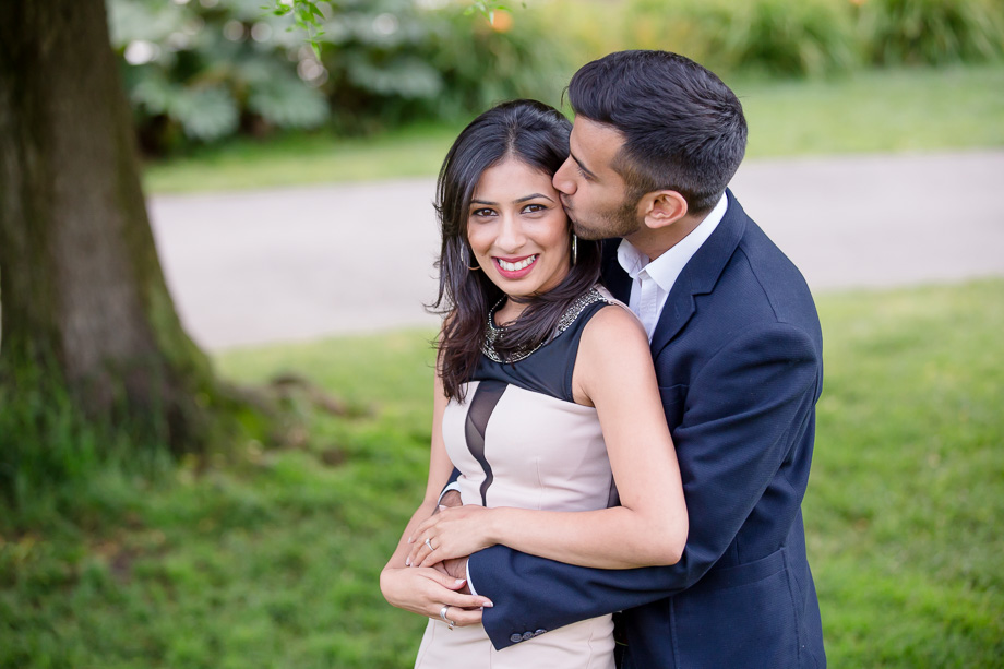 sweet moment of a beautiful couple