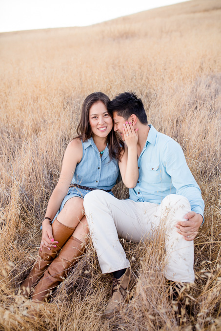 beautiful Palo Alto engagement picture