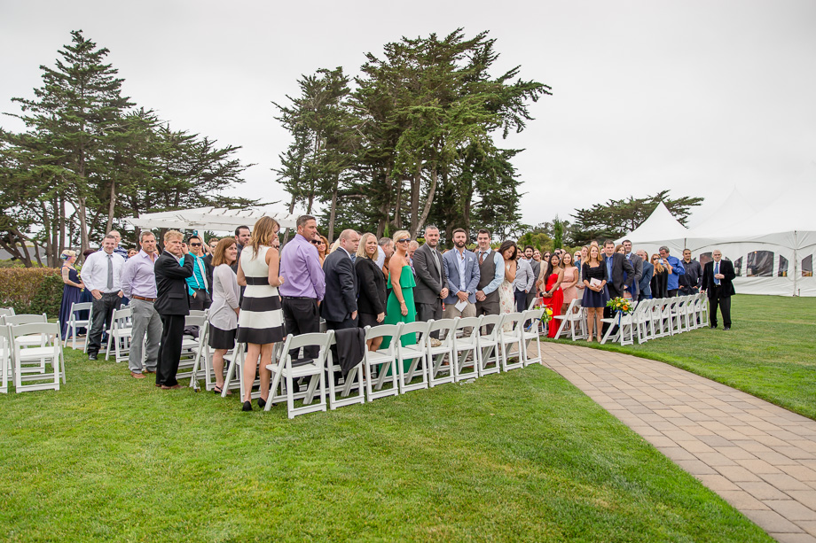 guests waiting for brides entrance