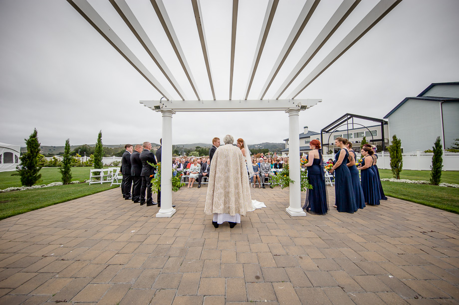 a different view of Oceano Hotel ceremony site