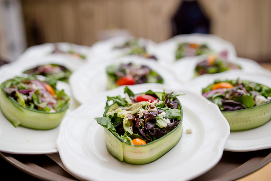 Oceano Hotel dinner reception salad