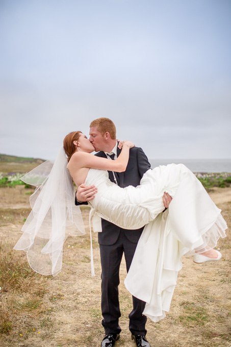 Oceano Hotel and Spa wedding - Montara beach portrait