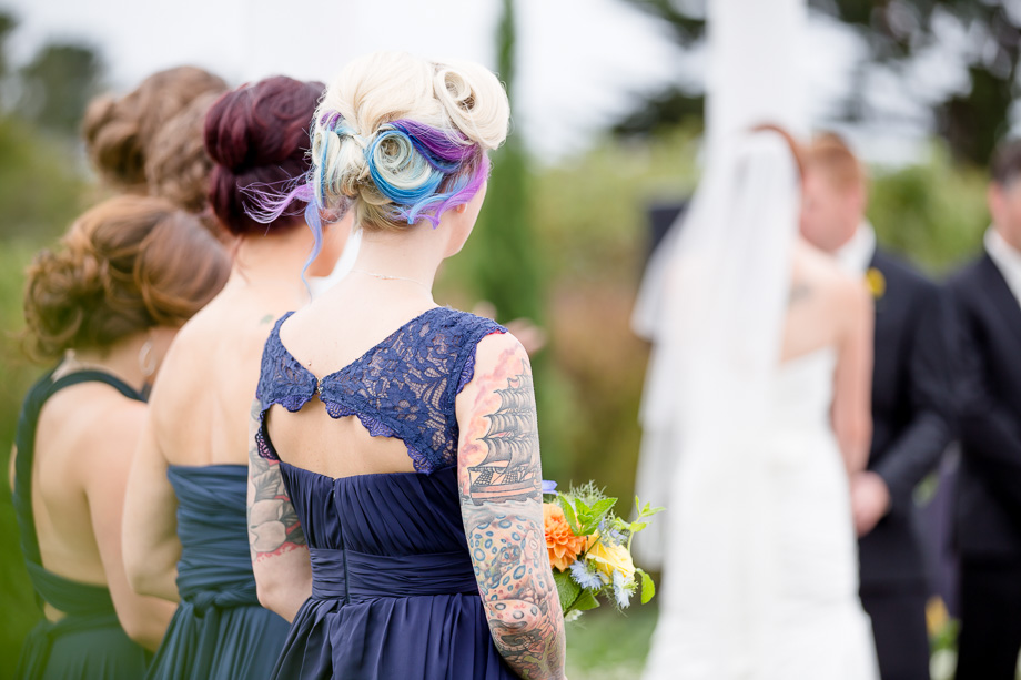 navy blue chiffon bridesmaid dresses