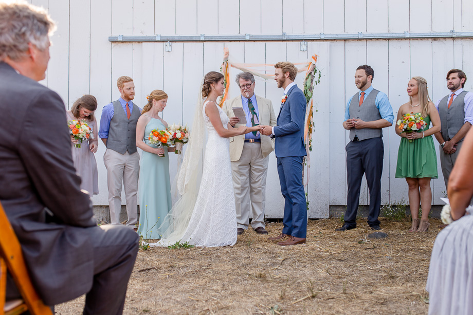 rustic CA wedding