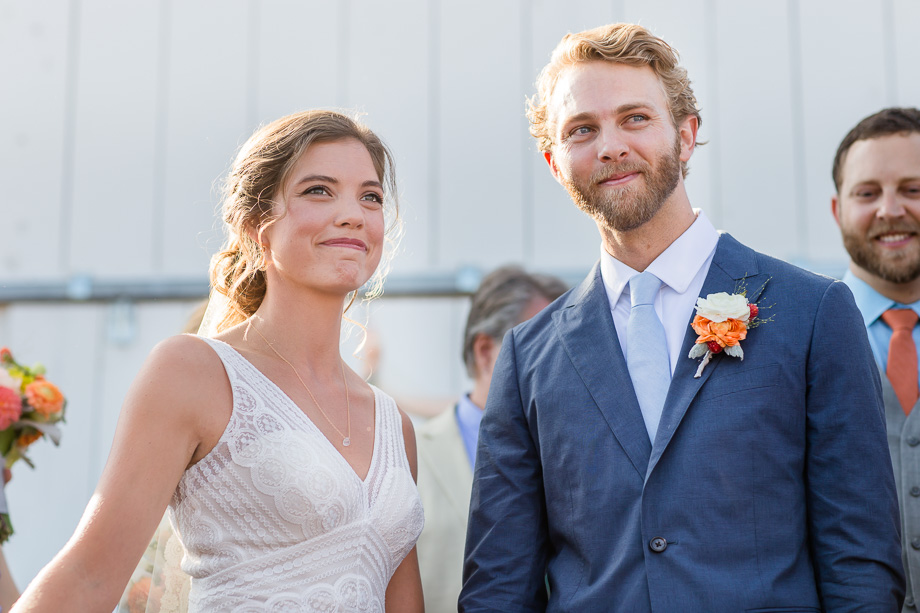 candid ceremony moment - Pacifica wedding photographer